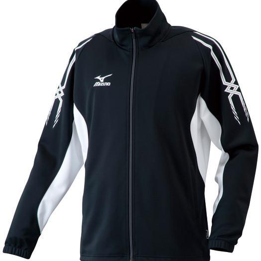 MIZUNO ミズノ A60SB205 ウォームアップシャツ 長袖 メンズ ブラック×ホワイト Sサイズ MIZUNO ミズノ A60SB205 ウォームアップシャツ 長袖 メンズ ブラック×ホワイト Sサイズ