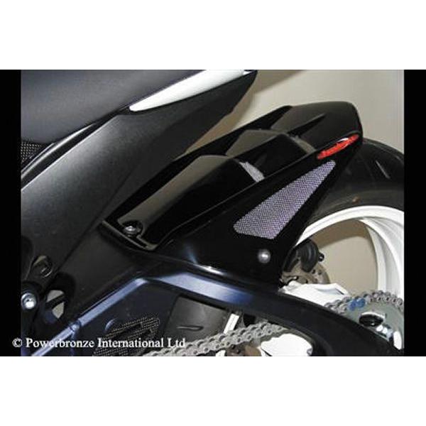 Power Bronze 力強さブロンズ 201-S114-603 HUGGER リアインナーフェンダー 黒いこと/しろがね色メッシュ GSXR600/750 (11-13) B手あい 外装パーツ-車、バイク、自転車