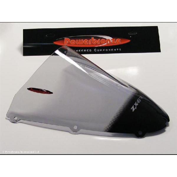 Power Bronze パワーブロンズ 400-K107-001 エアフロースクリーン ライトスモーク ZX-6R/RR(05-08)