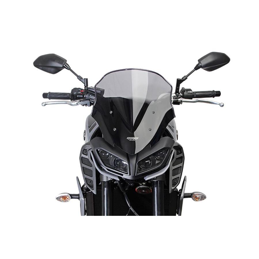 MRA スクリーン レーシング スモーク 幅330×長さ340mm MT-09 