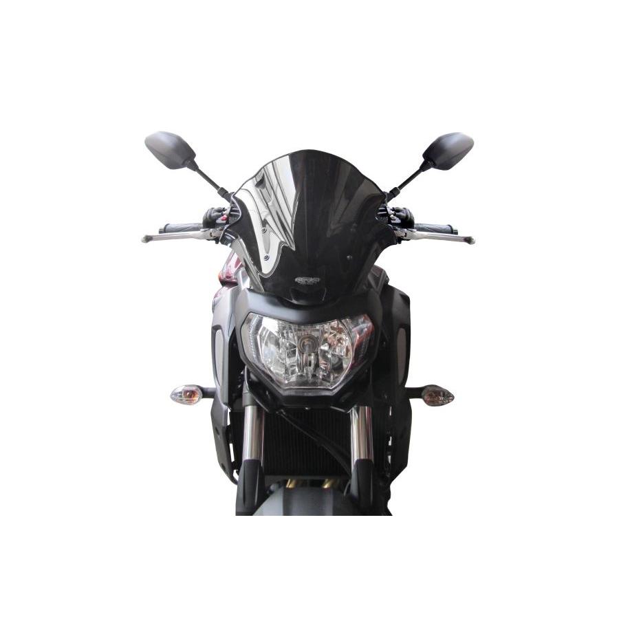 MRA スクリーン レーシング ブラック 幅340×長さ340mm MT-07 4025066163359 ウインドシールド バイザー 風防 風よけ 外装 プロトの画像