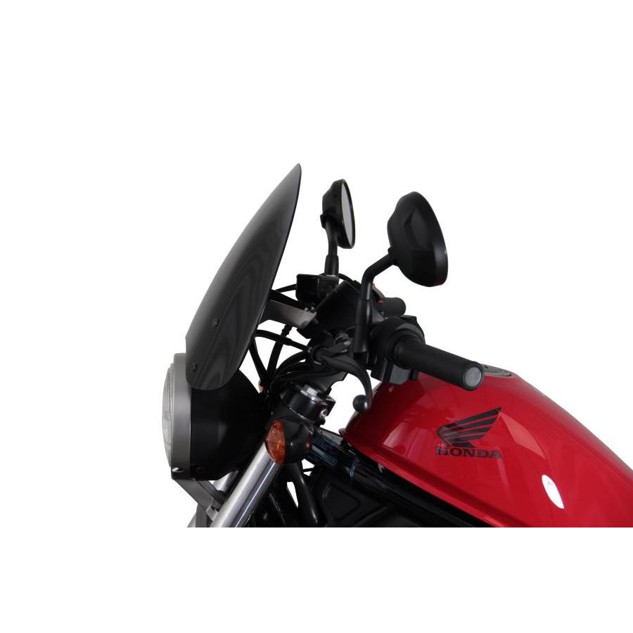MRA スクリーン ツーリング ブラック 幅380×長さ320mm レブル250/500 4025066165940 ウインドシールド バイザー 風防 風よけ 外装 プロト_3