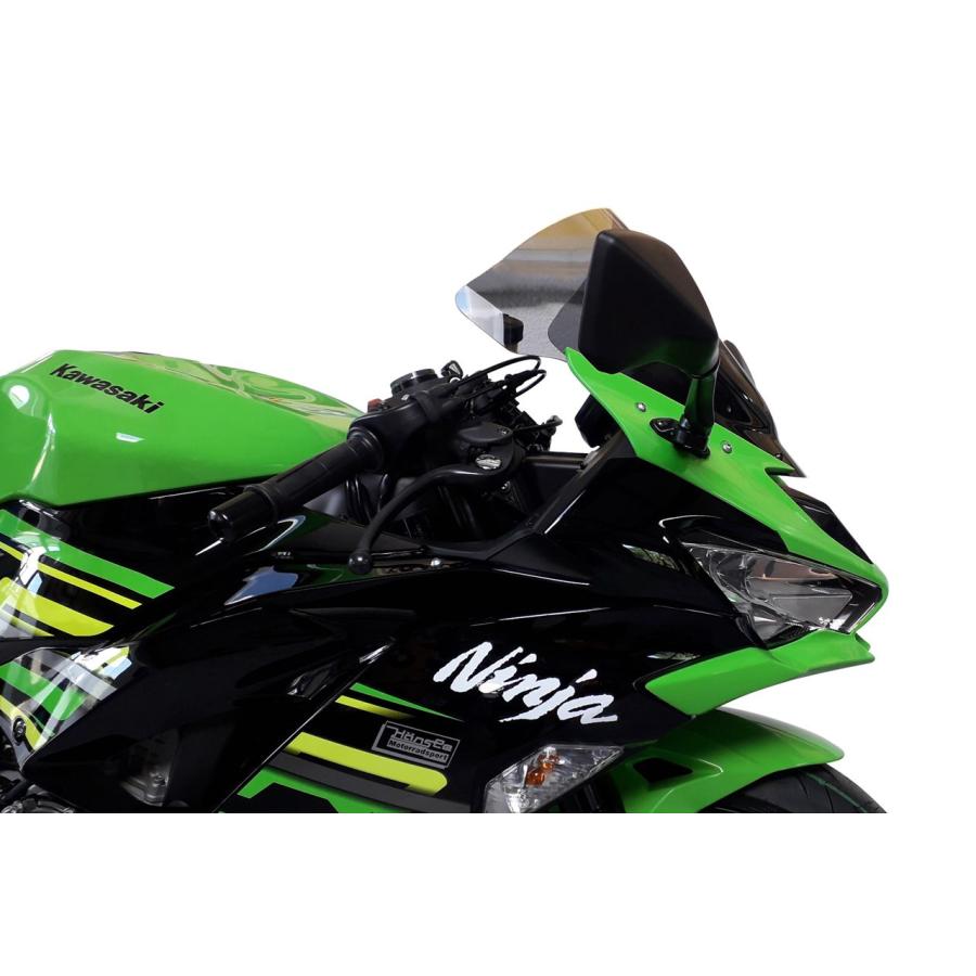 風防 MRA スクリーン レーシング スモーク 幅340×長さ350mm ZX-6R ABS