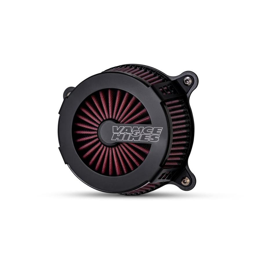 バンス&ハインズ 40366 VO2 エアインテイク エアクリーナー ケージファイター ブラック ソフテイル ツーリング エアフィルター プロト | 