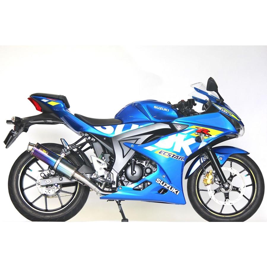 リアライズ 363-009-01 22Racing チタン マフラー GSX-R125 8BJ-DL32D