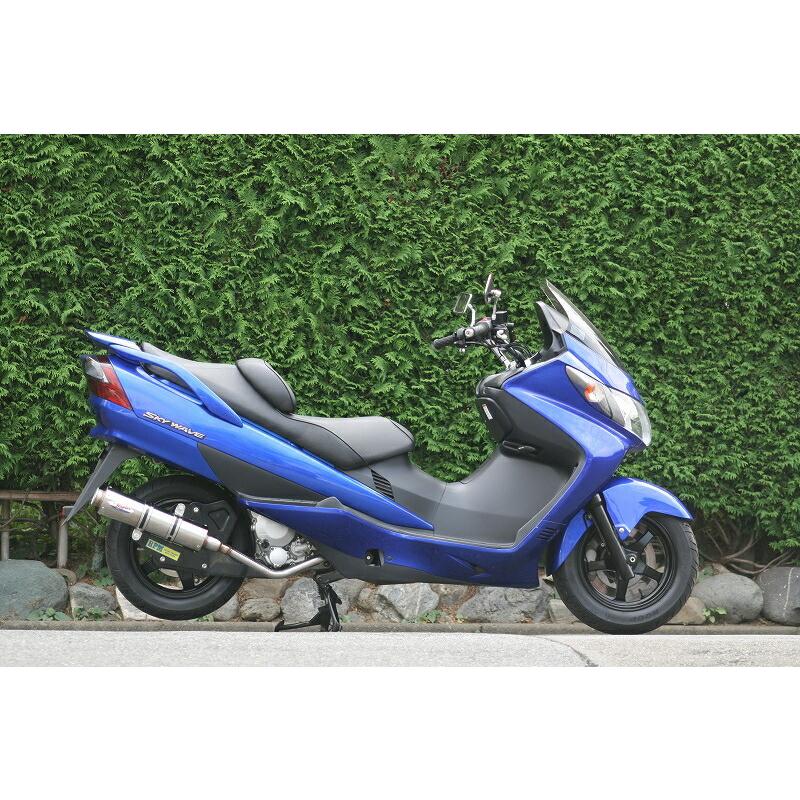 RPM 6018D マフラー 80D-RAPTOR スカイウェブ SKYWAVE250 BA-CJ43A RPM 6018D｜bikeman