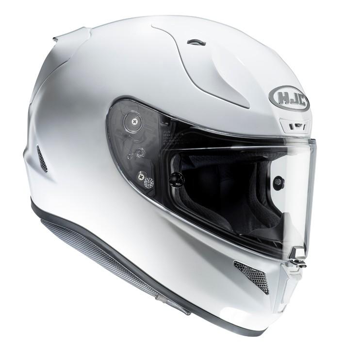 RSタイチ HJH103 HJC RPHA 11 ソリッド フルフェイスヘルメット パールホワイト Lサイズ 59-60cm ヘルメット｜bikeman
