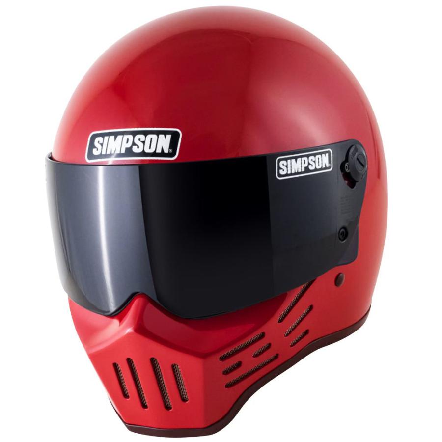 シンプソン 330520620 M30 レッド 62cm フルフェイス ヘルメット
