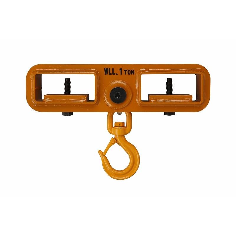 スーパーツール FLH1 吊フック 容量1t フォークリフト用 作業用品 取付  