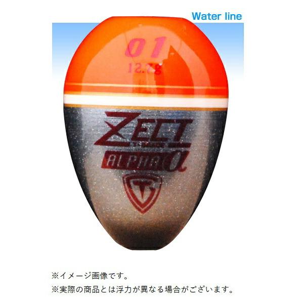 釣研 110629 ゼクト α ライトスカーレット 2B 中通しウキ どんぐり 口