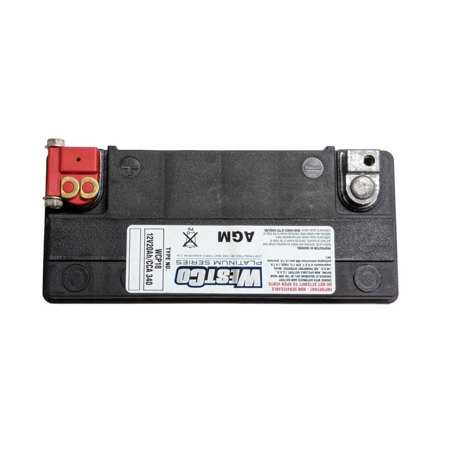 ウエストコ WCP18 バッテリー Platinum 12V/20Ah ハーレーダビッドソン