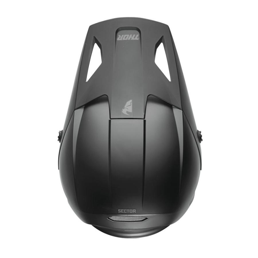 THOR 0110-8157 24モデル SECTOR2 SG ヘルメット ブラックアウト XL(61