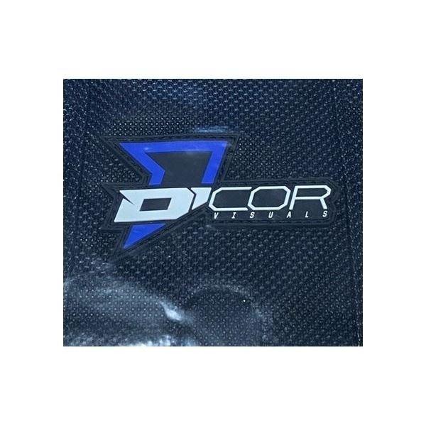 D'COR 30-50-508 ブルーリブ付きシートカバー ブルー/ホワイト YZF250 YZF450 バイク_1