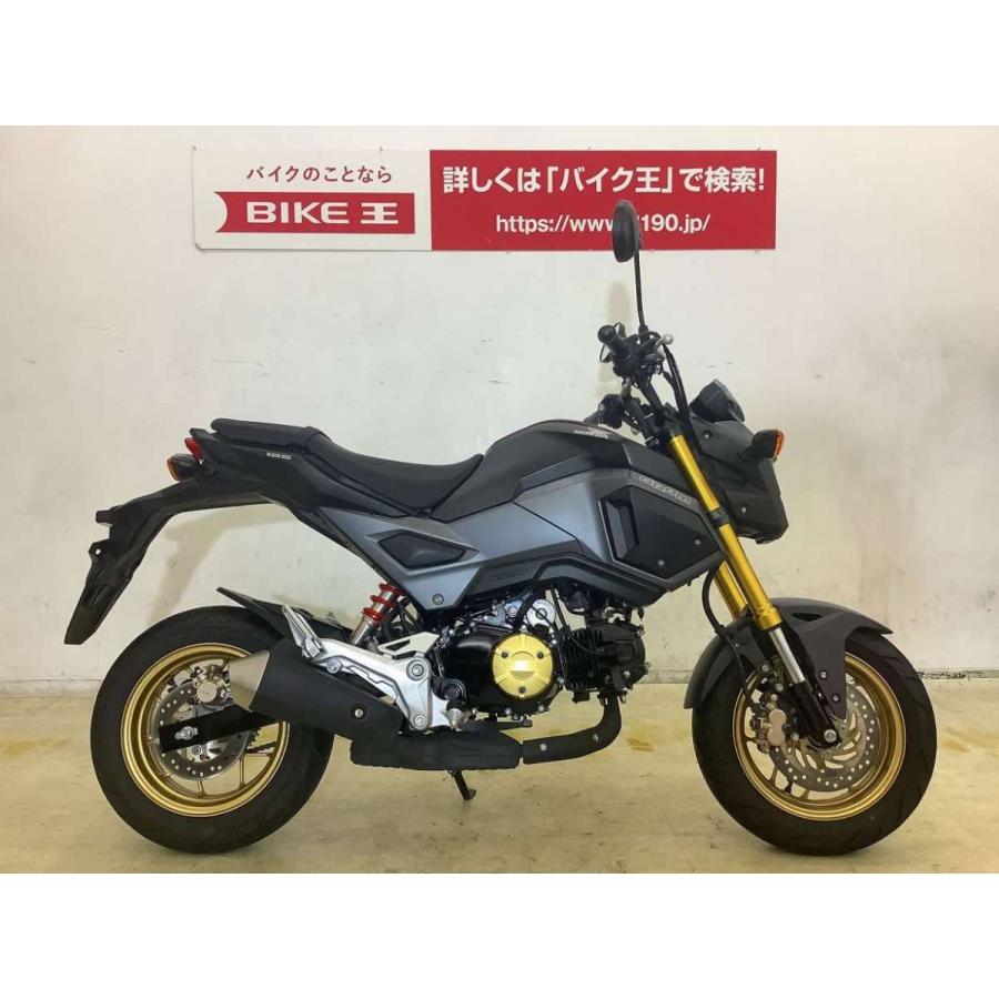 グロム 18年モデル マルチバー装備 低走行 バイク車体 18年モデル マルチ