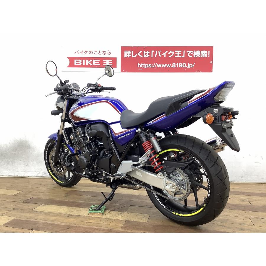 鑑定車両】CB400スーパーフォア 純正LEDヘッドライト 前後ドライブレコーダー・エンジンガード装備! :2100004238329:バイク王通販サービス 通販 CB400SF 2019年モデル ワイバーンカスタムマフラー装備!