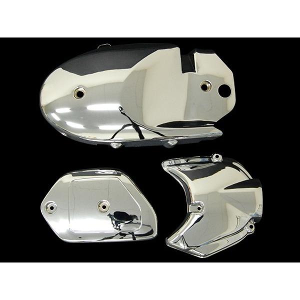 ★☆マジェスティ125 メッキ クランクケースカバー プーリーカバー YAMAHA（ヤマハ） マジェスティ125 5CA クランクケースカバー メッキ