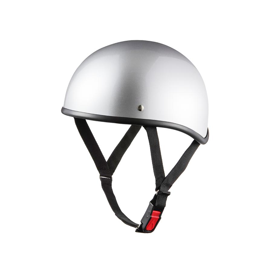 バイク用ヘルメット ダックテール シルバー XLサイズ 半ヘル 新品 SG