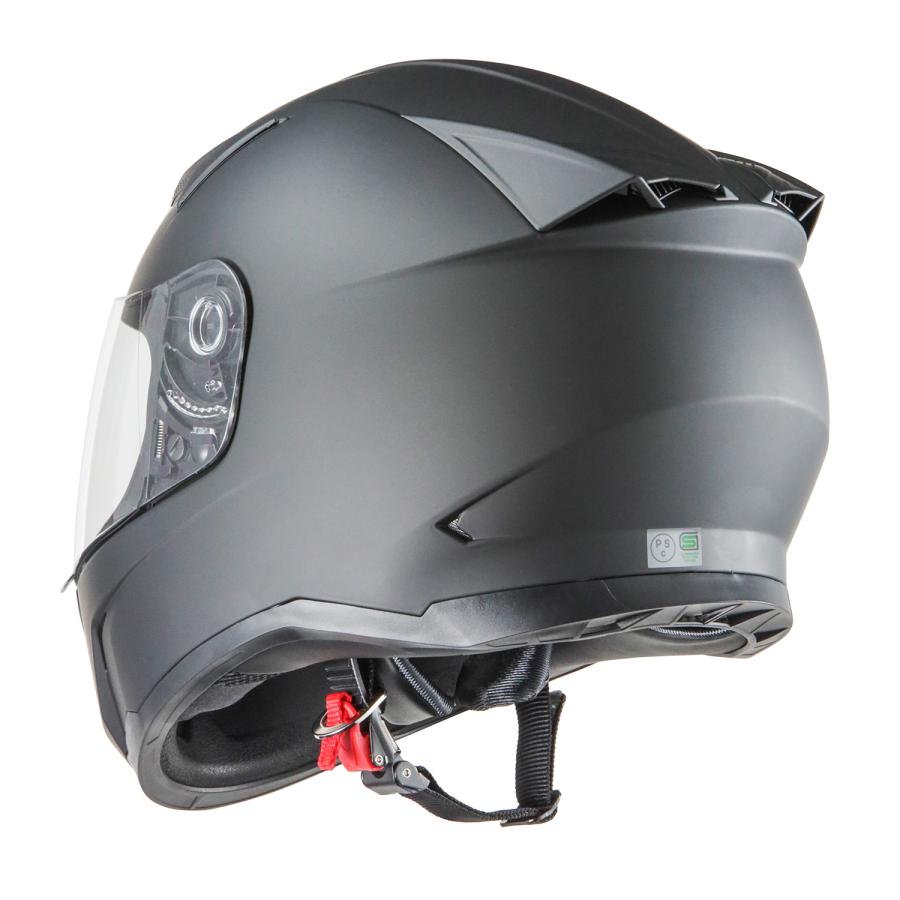 バイクヘルメット フルフェイス マットブラック Lサイズ エアロ バイクヘルメット フルフェイス マットブラック Lサイズ エアロ