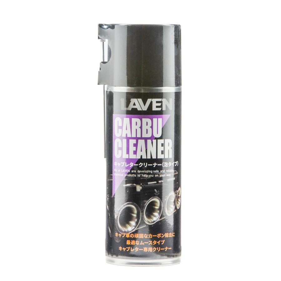 LAVEN キャブレタークリーナー 泡タイプ 420ml バイク 自動車 強力洗浄