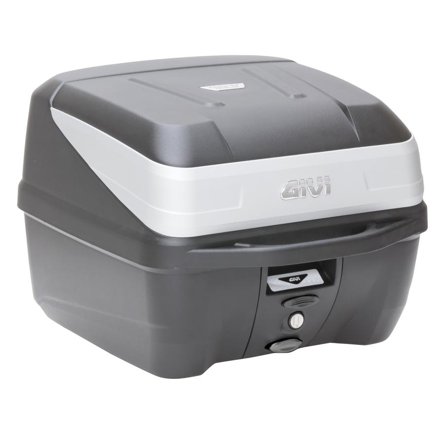 GIVI (ジビ) バイク用 リアボックス 32L 未塗装ブラック シルバー 