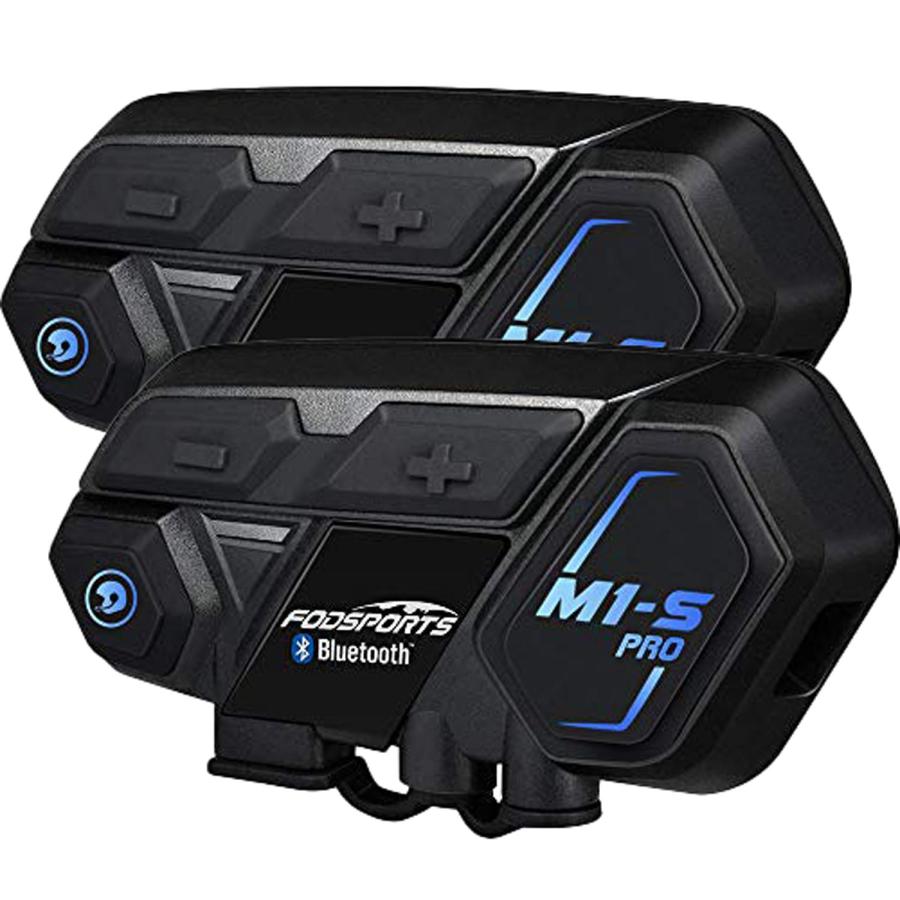 バイク インカム fodsports m1-s pro 防水 インターコム Bluetooth5.0