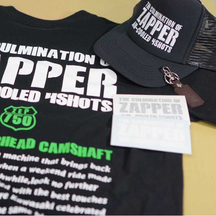 ゼファー  ZAPPER（ザッパー） BIKER STYLE オリジナルデザイン キャップ 帽子 （ブラック）フリー Kawasaki ゼファー750 Zephyr750 カワサキ ツーリング バイク |  | 04