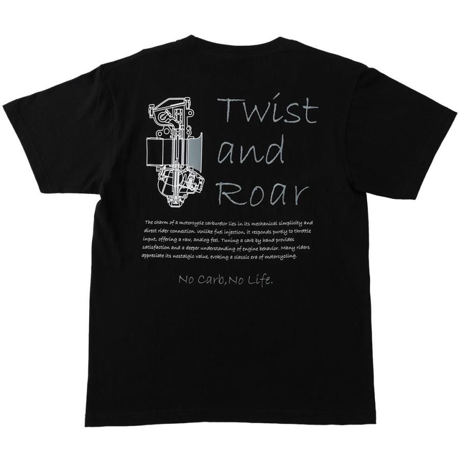 旧車キャブレター  カスタム BIKER STYLE オリジナルデザイン Tシャツ2 インナー 黒（ブラック）メンズ M L XL XXL 半袖 バイク キャブ パーツ002 |  | 01