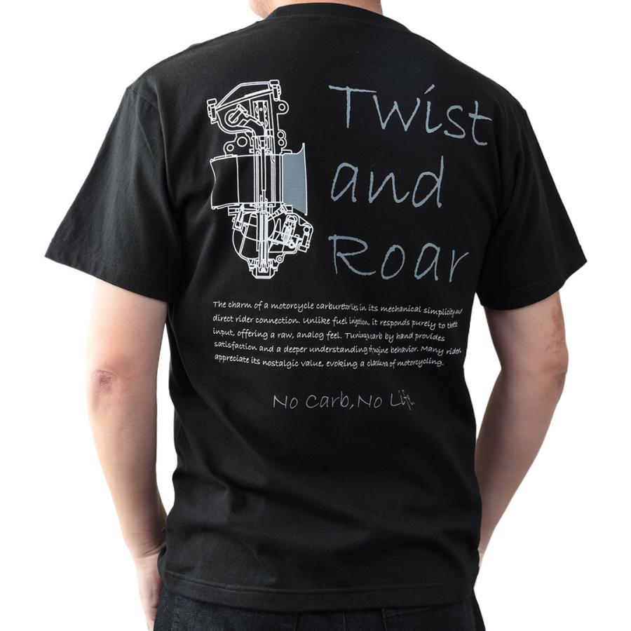 旧車キャブレター  カスタム BIKER STYLE オリジナルデザイン Tシャツ2 インナー 黒（ブラック）メンズ M L XL XXL 半袖 バイク キャブ パーツ002 |  | 04