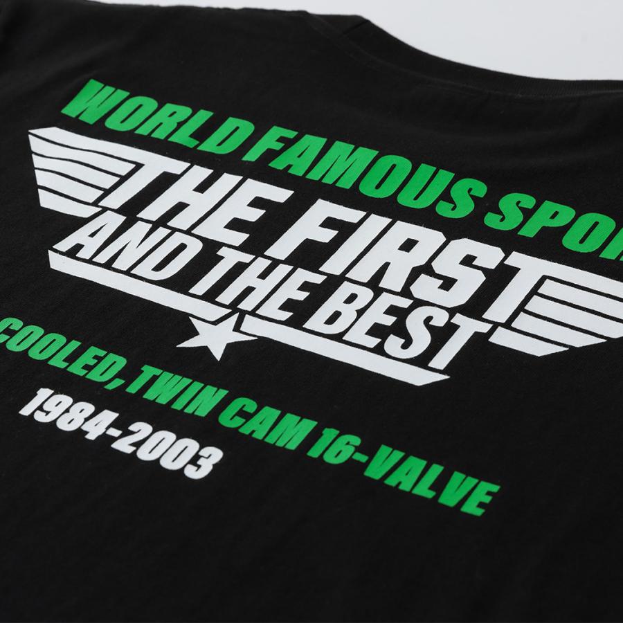 GPZ900R カスタム  オリジナルデザイン3 Tシャツ バイクインナー Ｔシャツ 黒（ブラック）メンズ M L XL XXL 半袖 Kawasaki  カワサキ ninja TOPGUN トップガン |  | 02