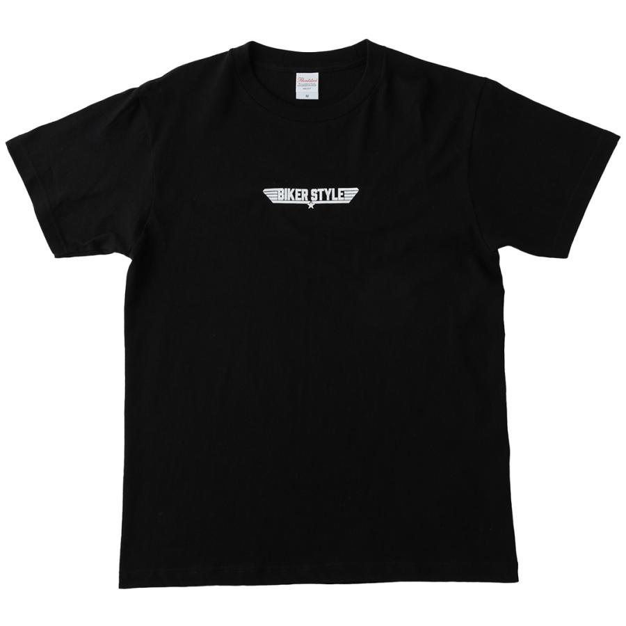 GPZ900R カスタム  オリジナルデザイン3 Tシャツ バイクインナー Ｔシャツ 黒（ブラック）メンズ M L XL XXL 半袖 Kawasaki  カワサキ ninja TOPGUN トップガン |  | 03