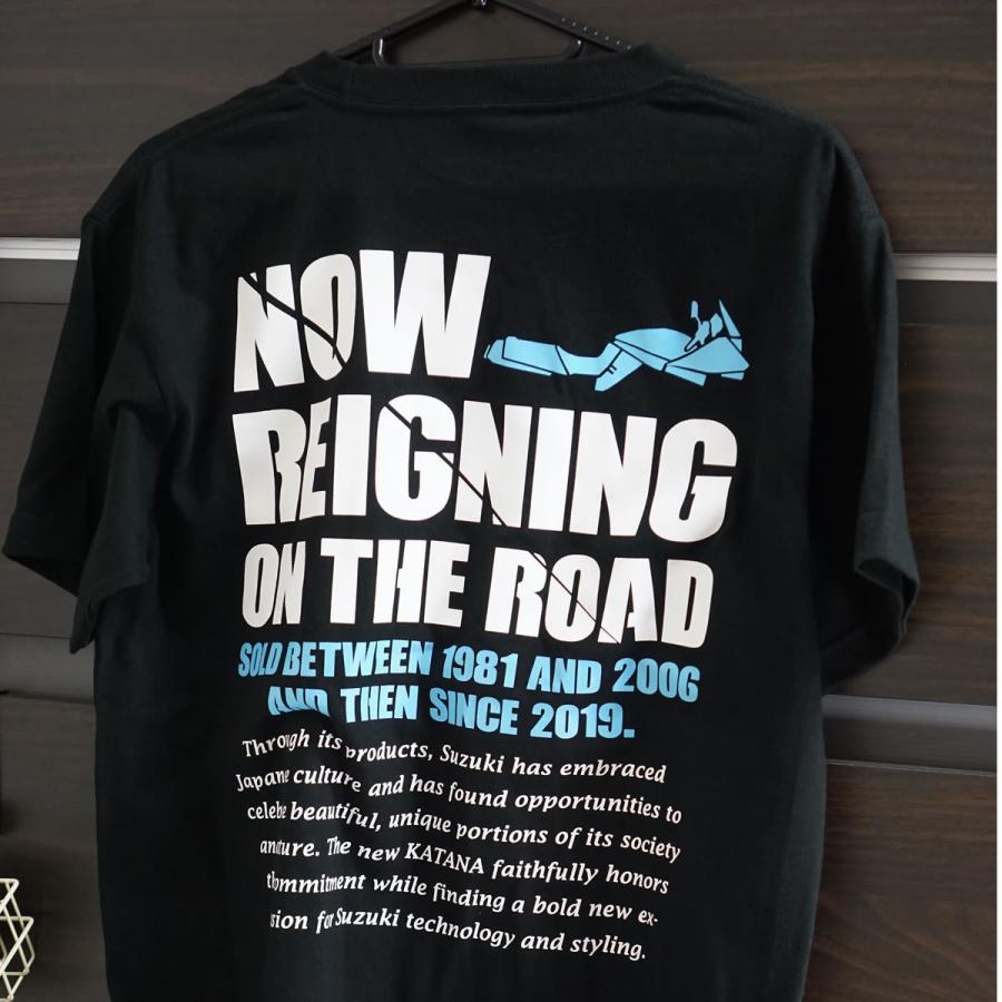 1100S、750S 400S BIKER STYLE オリジナル Tシャツ  インナー  黒（ブラック）メンズ M L XL XXL 半袖 suzuki katana 刀 カタナ  カタナ GSX スズキ バイク |  | 06
