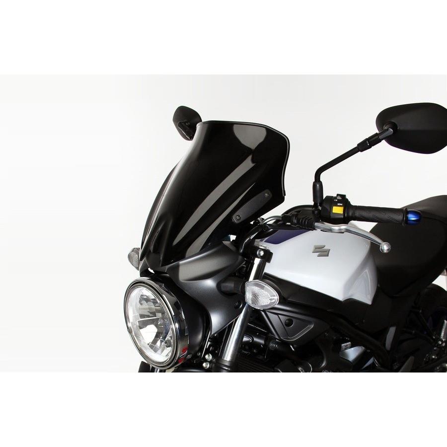 MRA スクリーン スポイラー ブラック SV650 MS458K : バイク