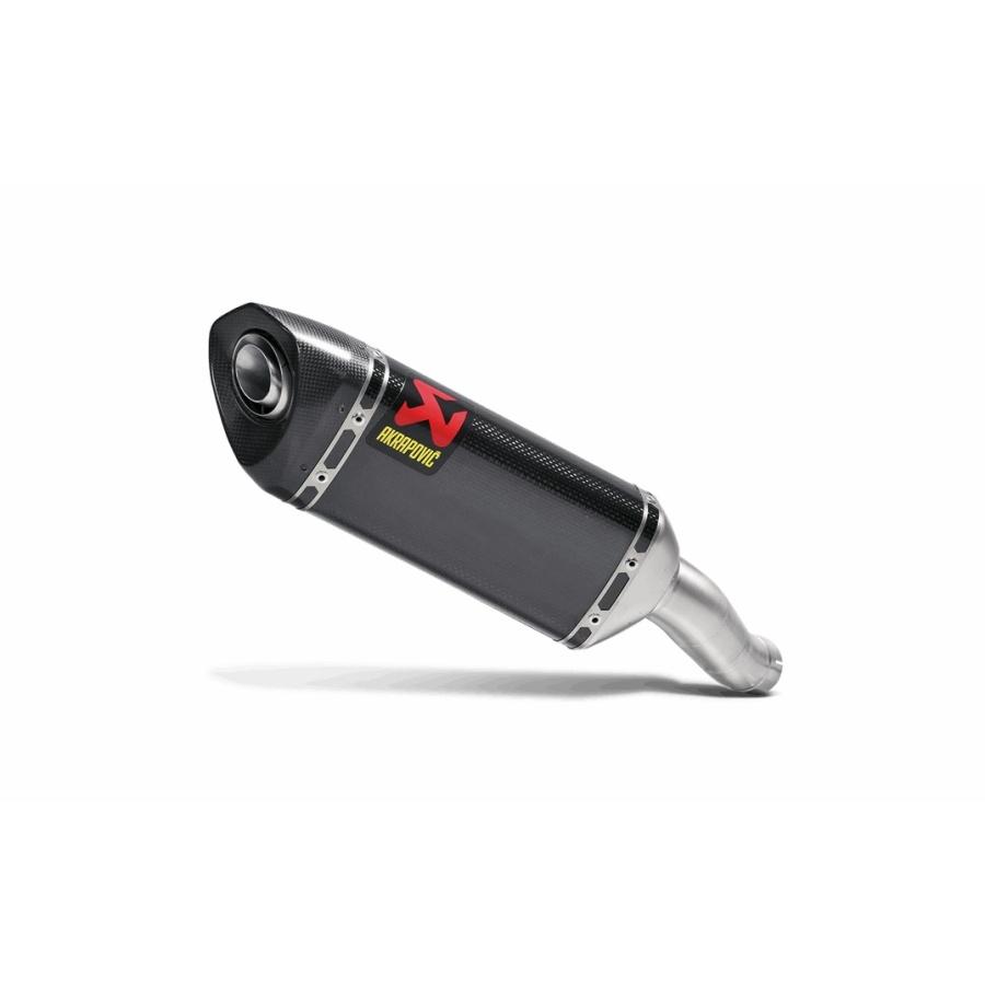 マフラー スリップオン ヘキサゴナルカーボン JMCA YZF-R25 14-20 R3 15-20、MT-25 03 15-20 AKRAPOVIC | 