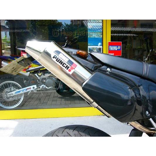 マフラー ワンパンチ T-2スリップオン KLX DトラッカーX 08