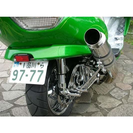 フォルツァmf08ステンレス製バイク用マフラー