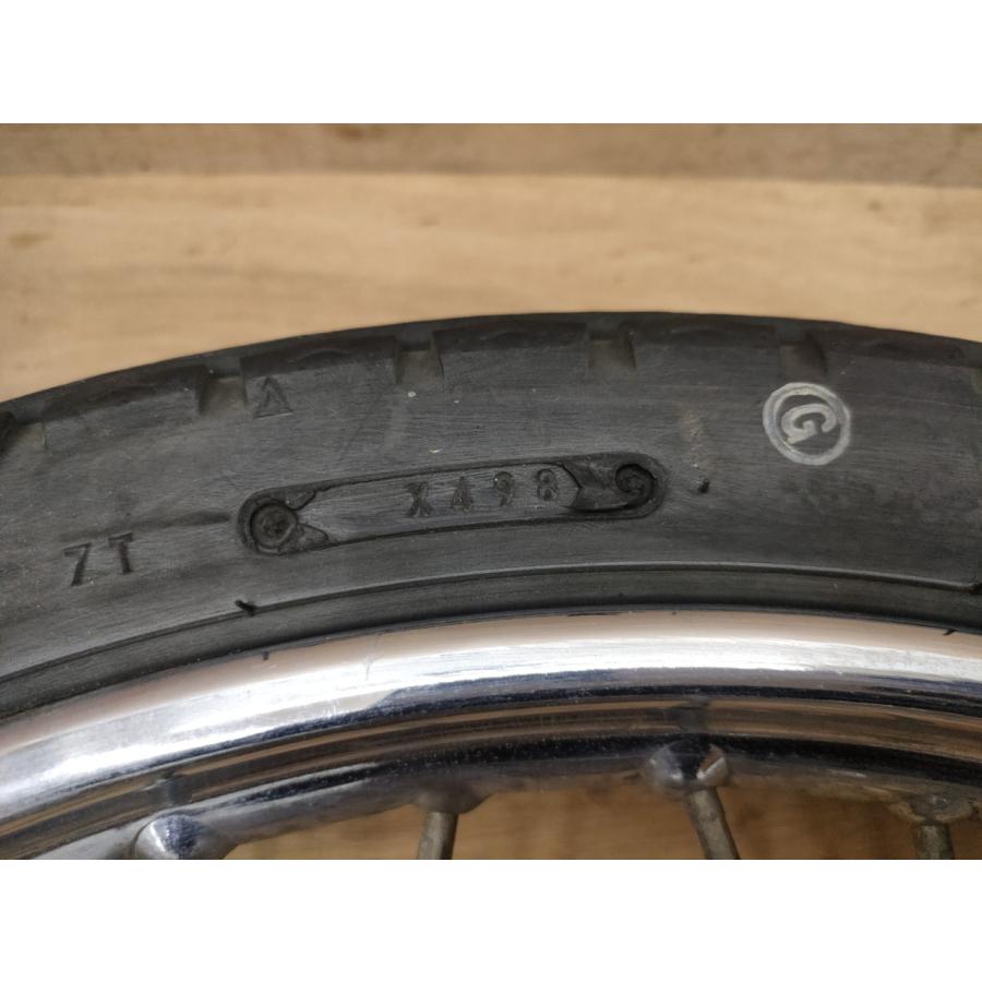 194□リアホイール□スーパーカブ90 HA02□実動車解体□ : バイク中古