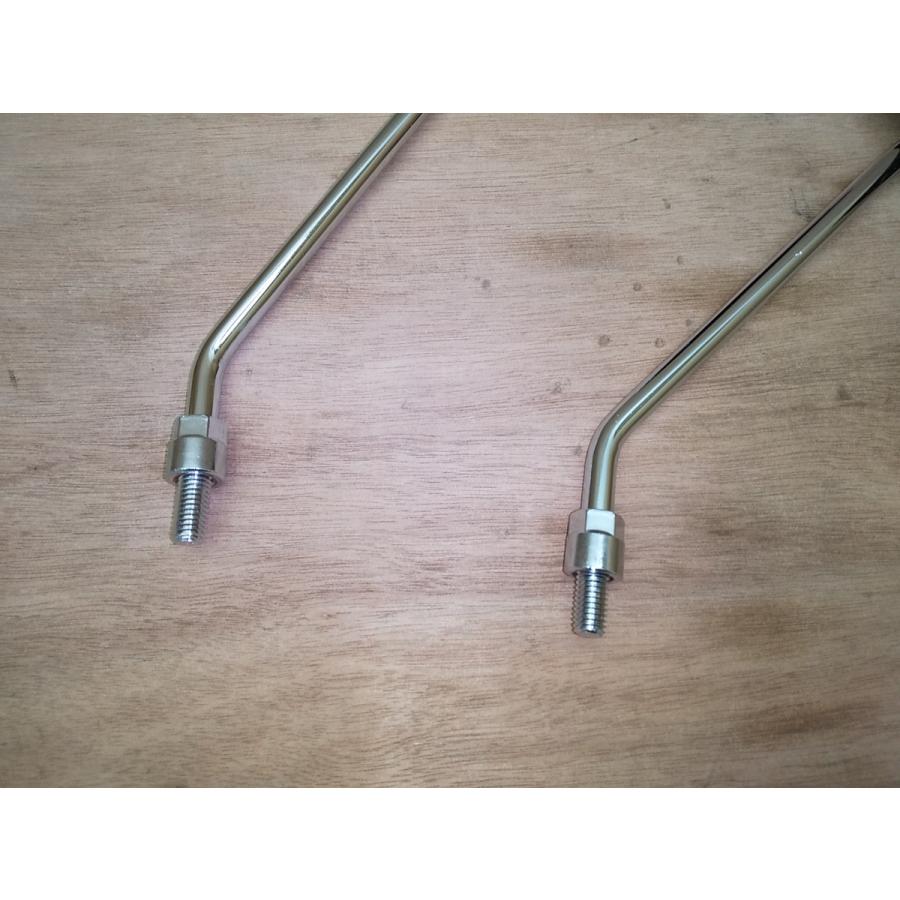 □スーパーカブ カスタム□ミラー 2点 8mm 角ミラー□C50 C70 C90