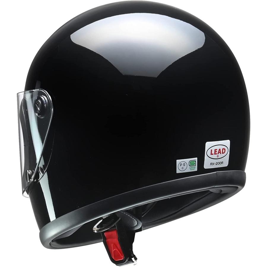 リード工業(LEAD) フルフェイスヘルメット RX200R ブラック+ ダーク 