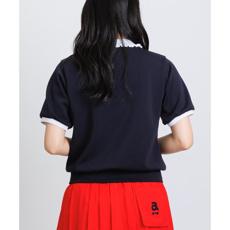 【 セール 40%OFF 】フリル襟UV冷感ダンボールプルオーバー  定価30800円_7