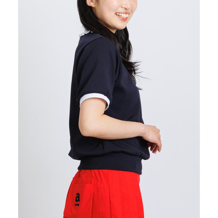 【 セール 40%OFF 】フリル襟UV冷感ダンボールプルオーバー  定価30800円_8