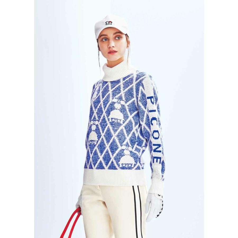 タートルネックニット 40代50代60代コーデ ピッコーネクラブ レディース ゴルフウェア 2021年秋冬 アウトレット 40%オフ c118108 セール スポーツ レディースウエア NAN1217510403(11220円)