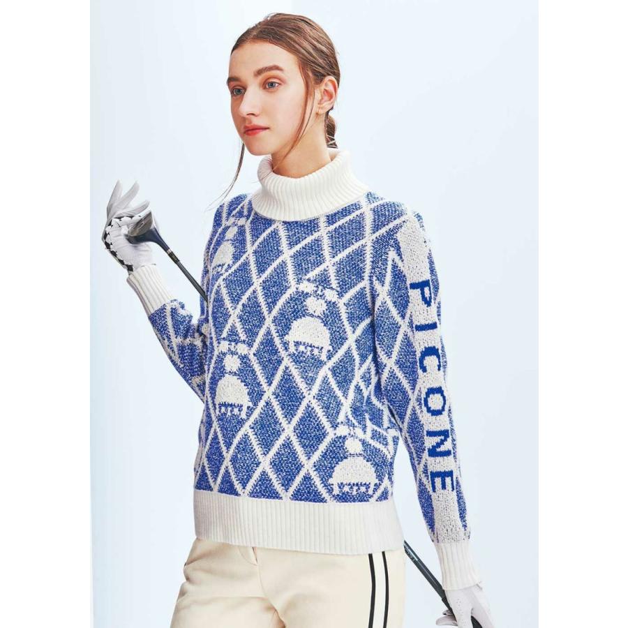 タートルネックニット 40代50代60代コーデ ピッコーネクラブ レディース ゴルフウェア 2021年秋冬 アウトレット 40%オフ c118108 セール スポーツ レディースウエア NAN1217510403(11220円)