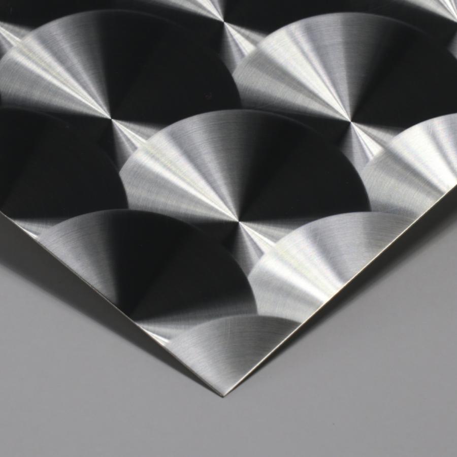 ステンレス 板 ヒノ ウロコ トラック デコトラ 架装 アート