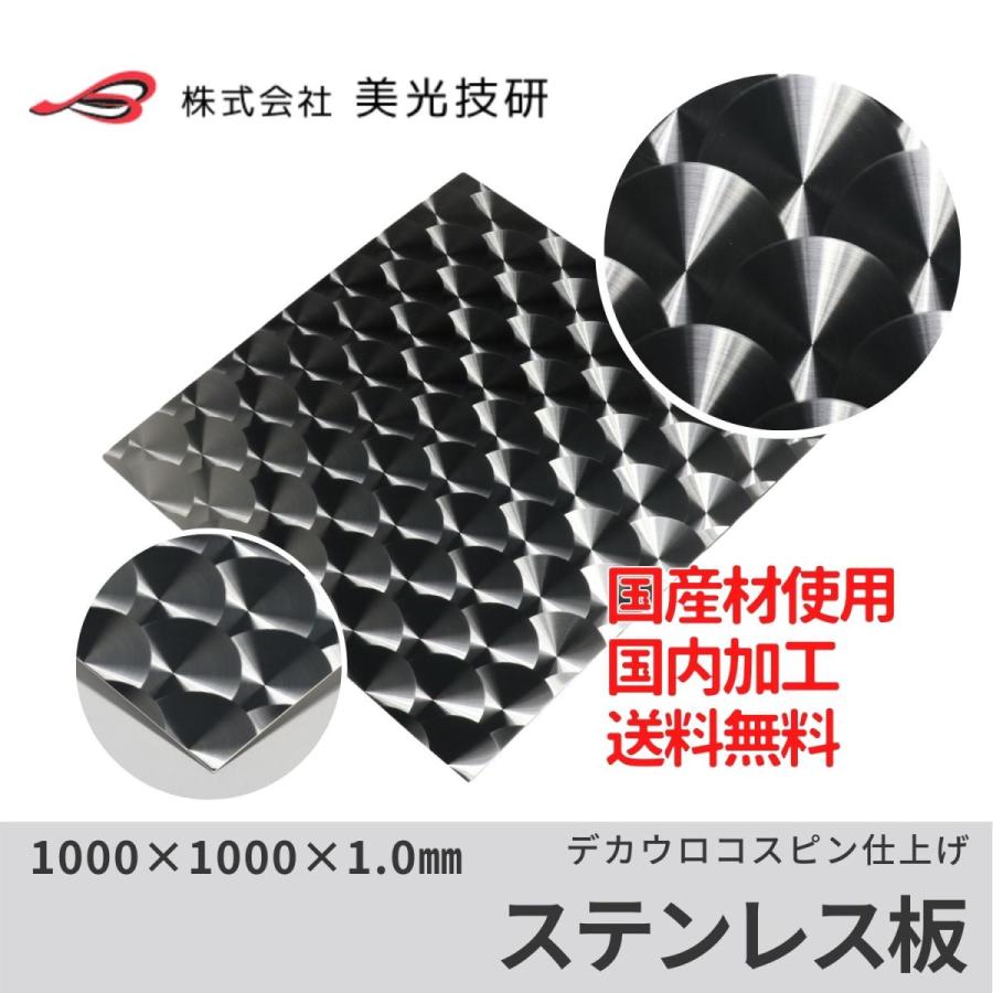 ステンレス デカ 1 0mm 1000mm Diy X F60 アート ウロコ カスタム サイズ デコトラ トラック 壁面 大きい 板 素材 500円引きクーポン ウロコ