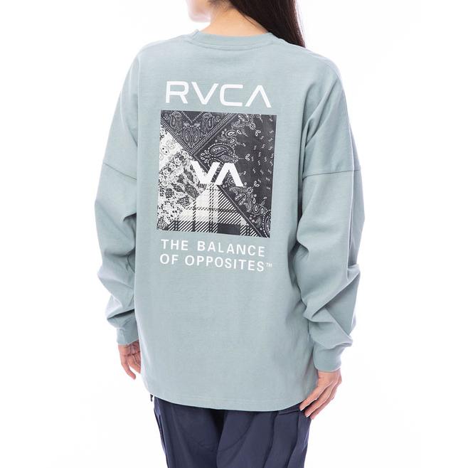 SALE 送料無料 2023 ルーカ レディース BANDANA BOX LOGO LS ロンＴ 2023年秋冬モデル 全3色 S/M/L rvca｜billabongstore｜03