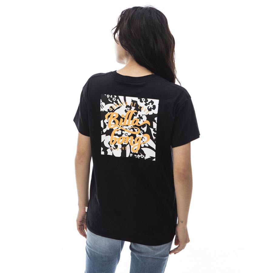 2024 ビラボン レディース SQUARE PATTERN LOGO TEE Ｔシャツ  2024年夏モデル  全4色 M/L BILLABONG｜billabongstore｜05