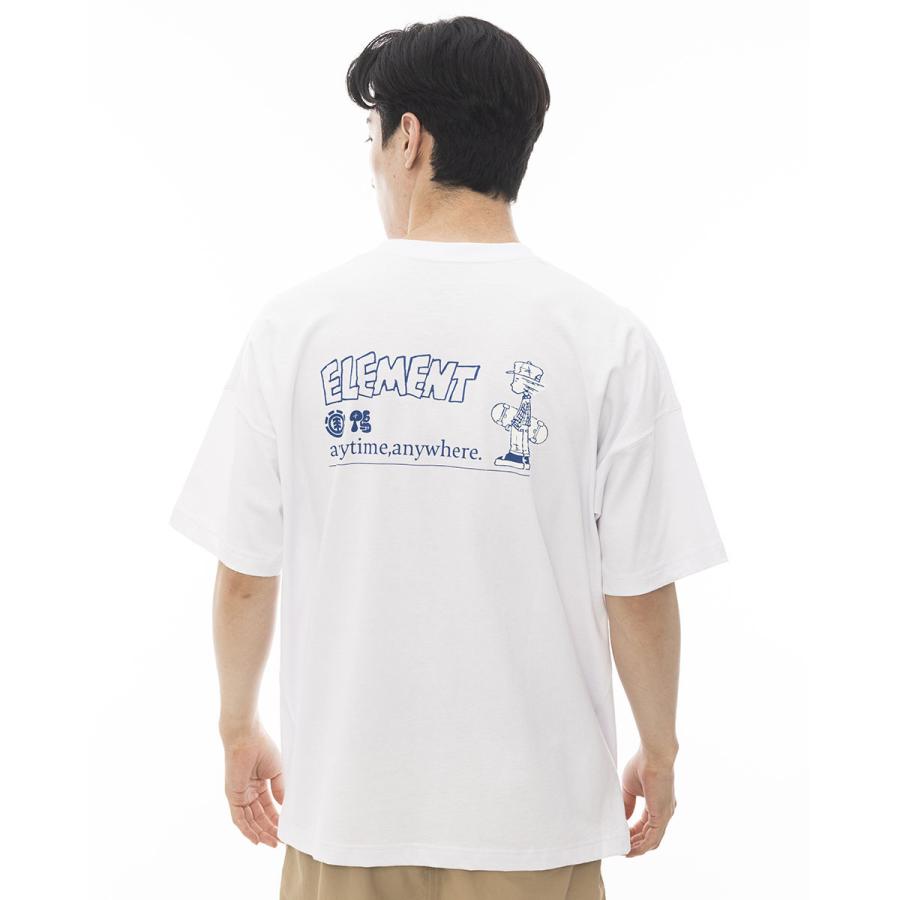 2024 エレメント メンズ KAMO STANCE SS Ｔシャツ WHT  2024年夏モデル  全1色 M/L/XL ELEMENT｜billabongstore｜03