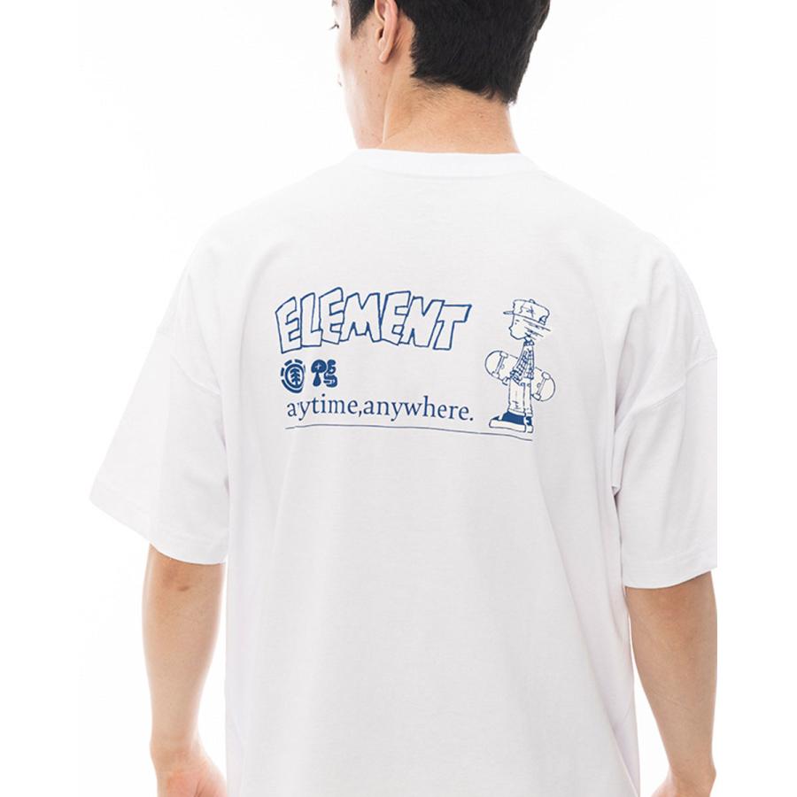 2024 エレメント メンズ KAMO STANCE SS Ｔシャツ WHT  2024年夏モデル  全1色 M/L/XL ELEMENT｜billabongstore｜07