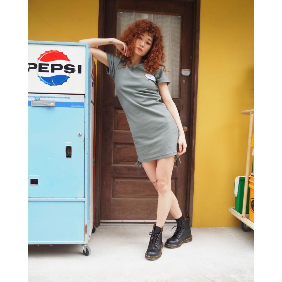 RVCA ルーカ ワンピース 水着 白 ホワイト 緑 グリーン RVCA