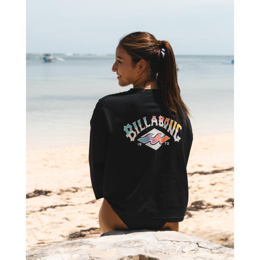（21日-2日はボーナスストア+5%） OUTLET 送料無料  （公式）ビラボン レディース MORFY SUNSET ARCH LS TEE RASH 長袖ラッシュガードの画像